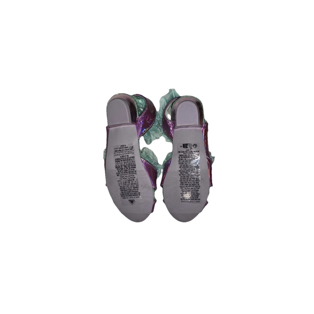 Disney Ariel Costume Shoes Princess Toddler Girls Little Mermaid Slippers 11/12 - Picture 6 of 11